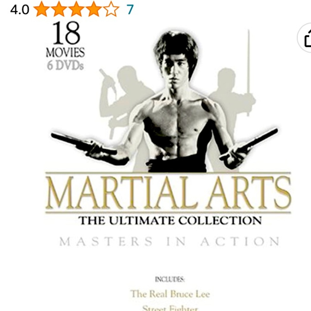 MARTIAL ARTS - The Ultimate Collection (Masters In Action) 18 Movies/6 DVDs